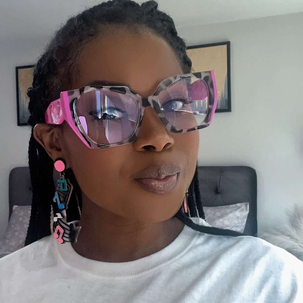 New Arrival Clear Frames “Clear Day” Pink Tortoise